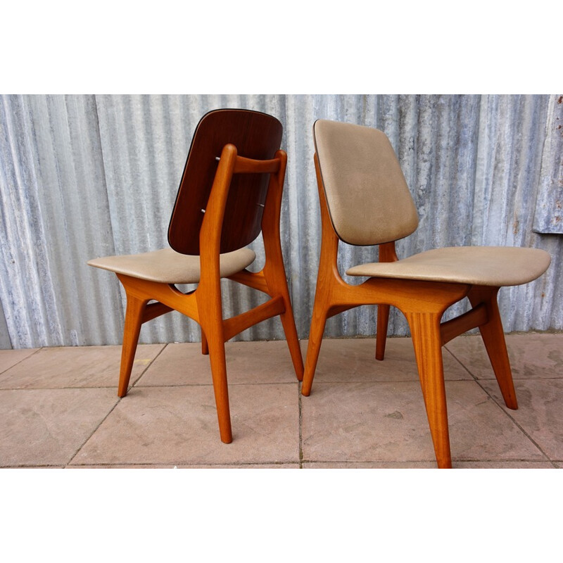 Set of 2 Mid Century Chairs by Arne Hovmand Olsen - 1960s