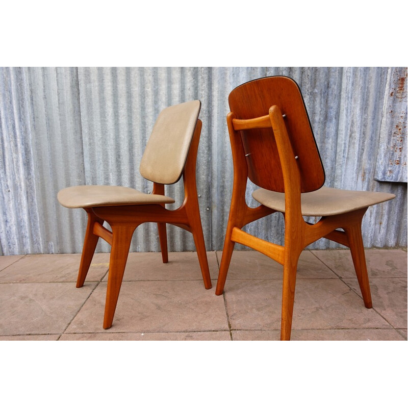 Set of 2 Mid Century Chairs by Arne Hovmand Olsen - 1960s