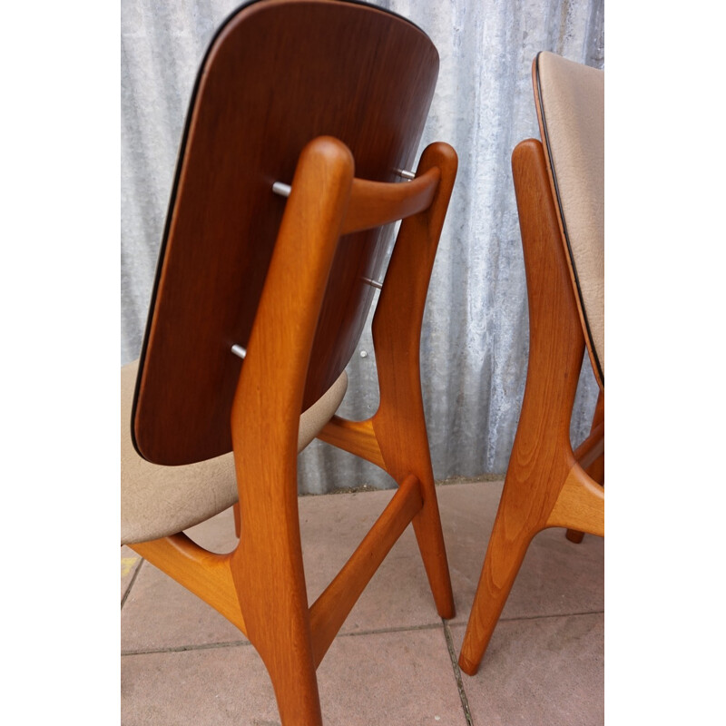 Set of 2 Mid Century Chairs by Arne Hovmand Olsen - 1960s