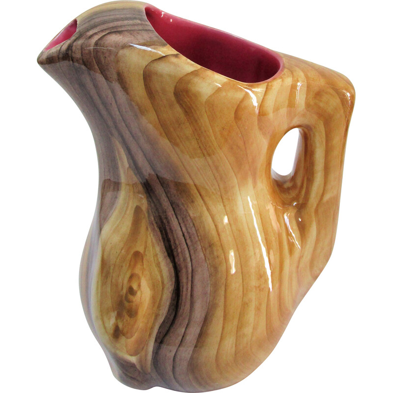 Vintage ceramic pitcher by Vallauris, 1960