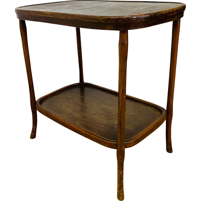 Table d’appoint vintage en bois courbé par Jacob et Josef Kohn, 1900