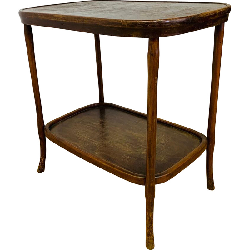 Vintage bentwood side table by Jacob and Josef Kohn, 1900