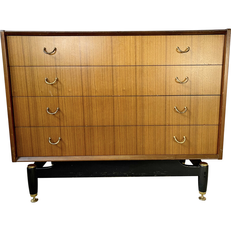 Vintage chest of bedroom drawers by G Plan, 1950-1960s