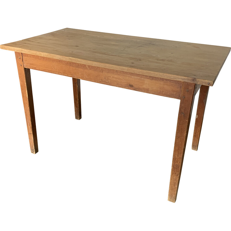 Vintage wooden farm table