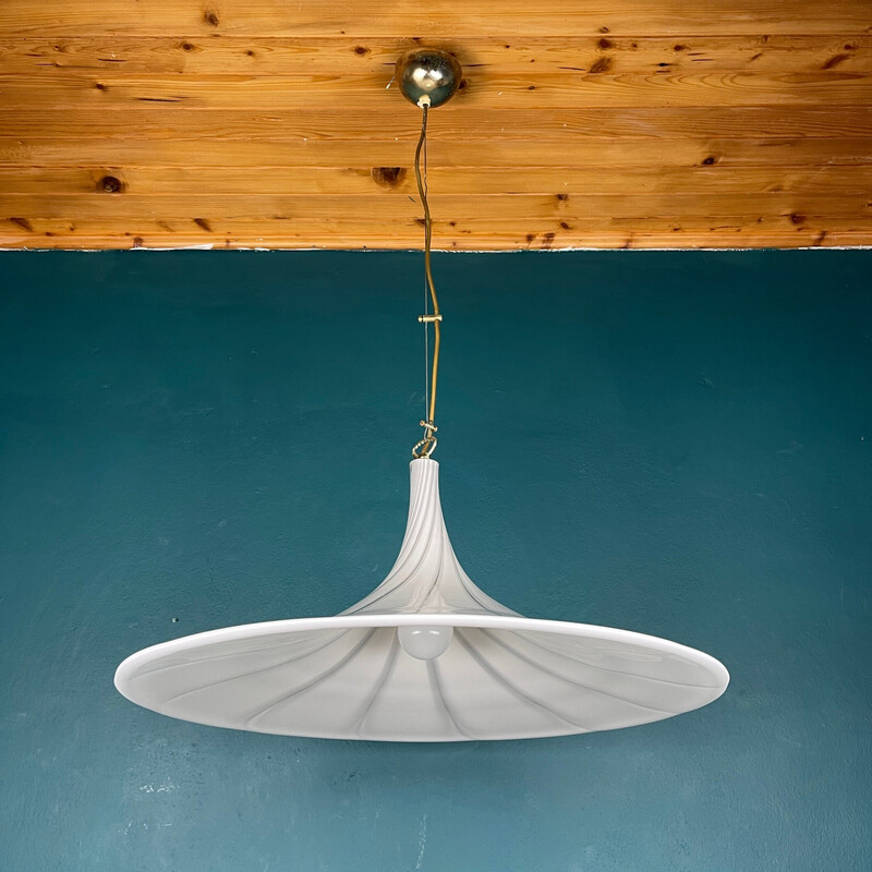 Vintage Murano glazen hanglamp, Italië 1970