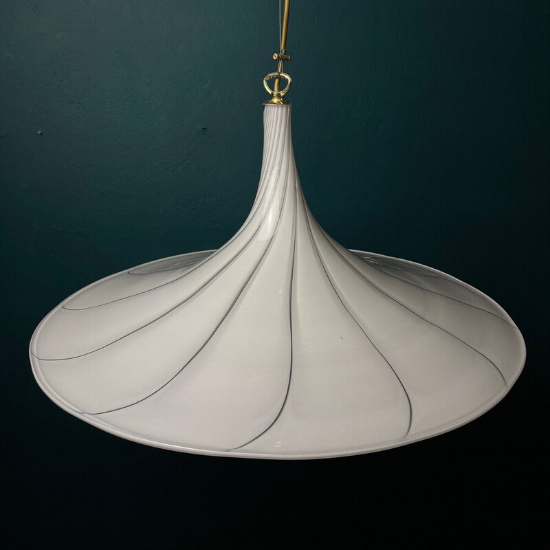 Vintage Murano glass pendant lamp, Italy 1970s