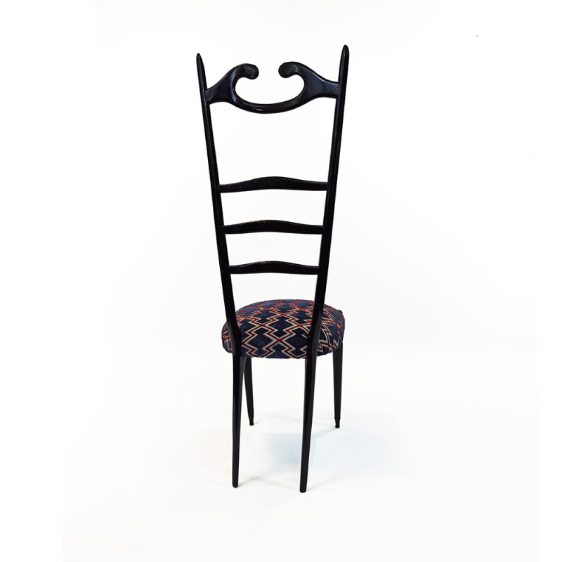 Paar vintage "Chiavari" stoelen van Paolo Buffa, 1950