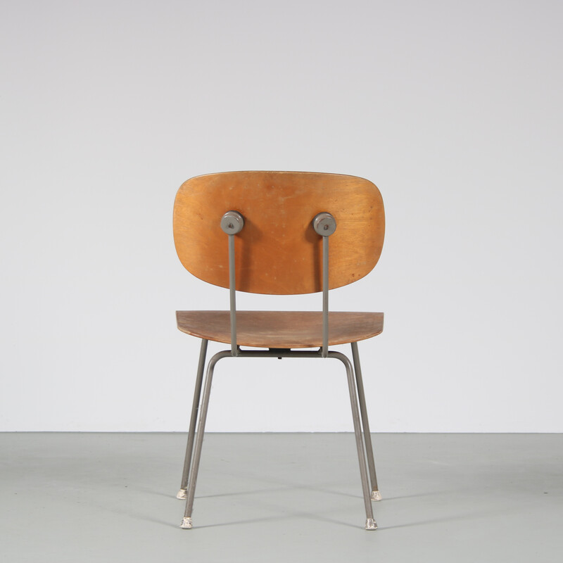 Vintage stoel "116" van Wim Rietveld voor Gispen, Nederland 1950