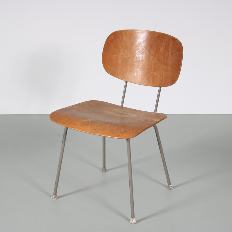 Vintage-Stuhl "116" von Wim Rietveld für Gispen, Niederlande 1950
