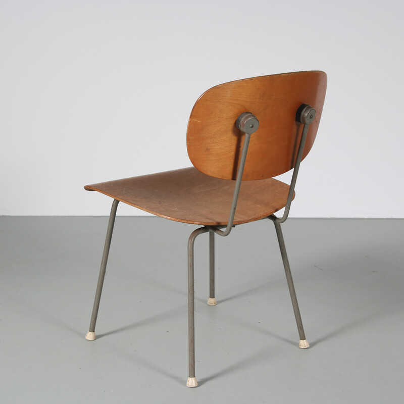 Sedia vintage "116" di Wim Rietveld per Gispen, Paesi Bassi 1950