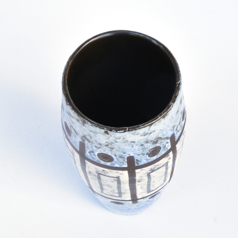 Vaso de cerâmica Vintage por Ü Keramik, Alemanha Anos 60