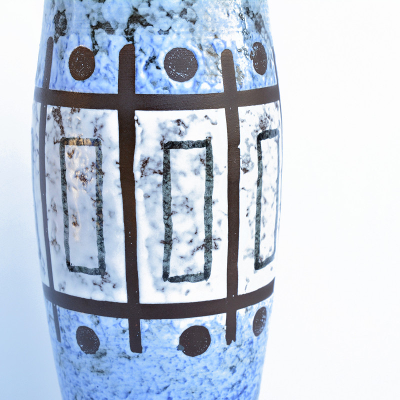 Vase vintage en céramique par Ü Keramik, Allemagne 1960
