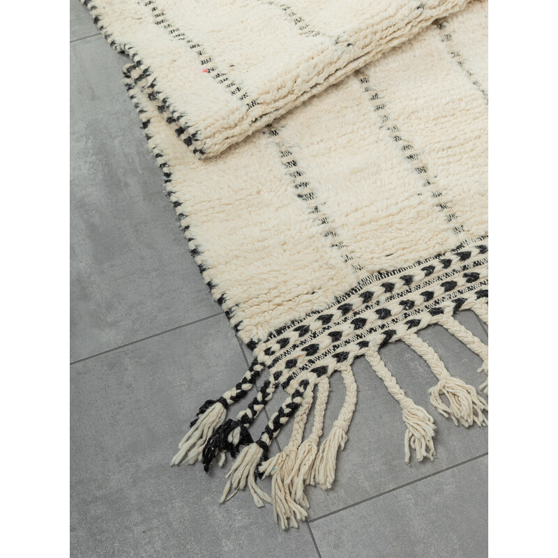 Vintage strepen berber tapijt