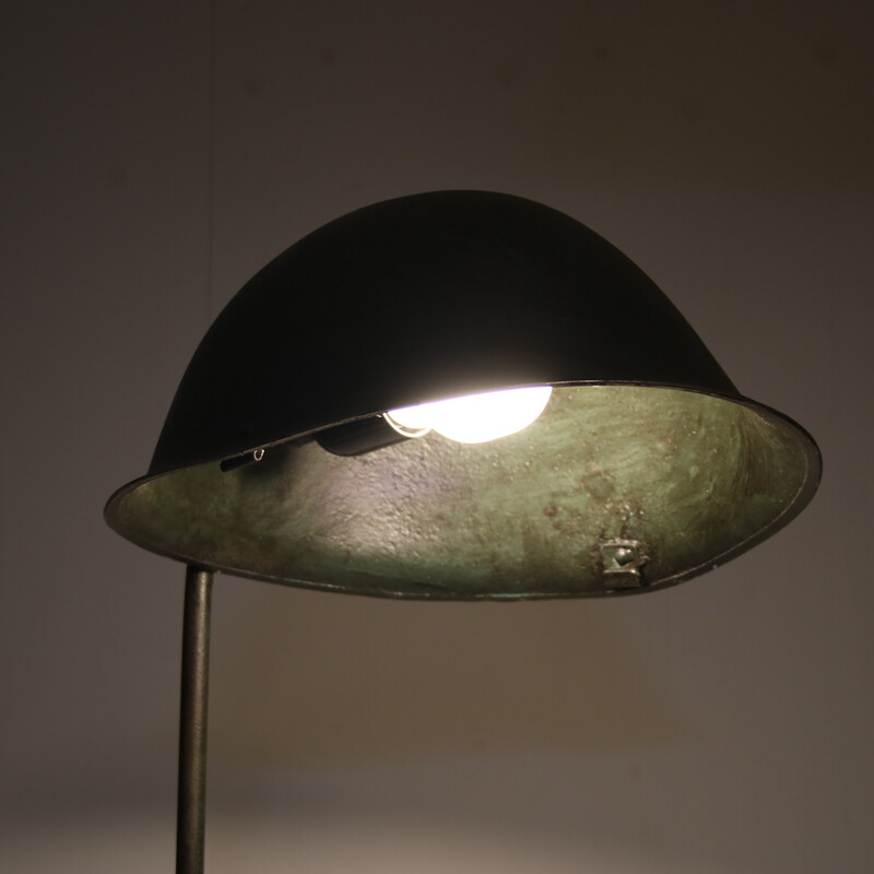 Vintage Pop Art "helmet" table lamp, 1970s
