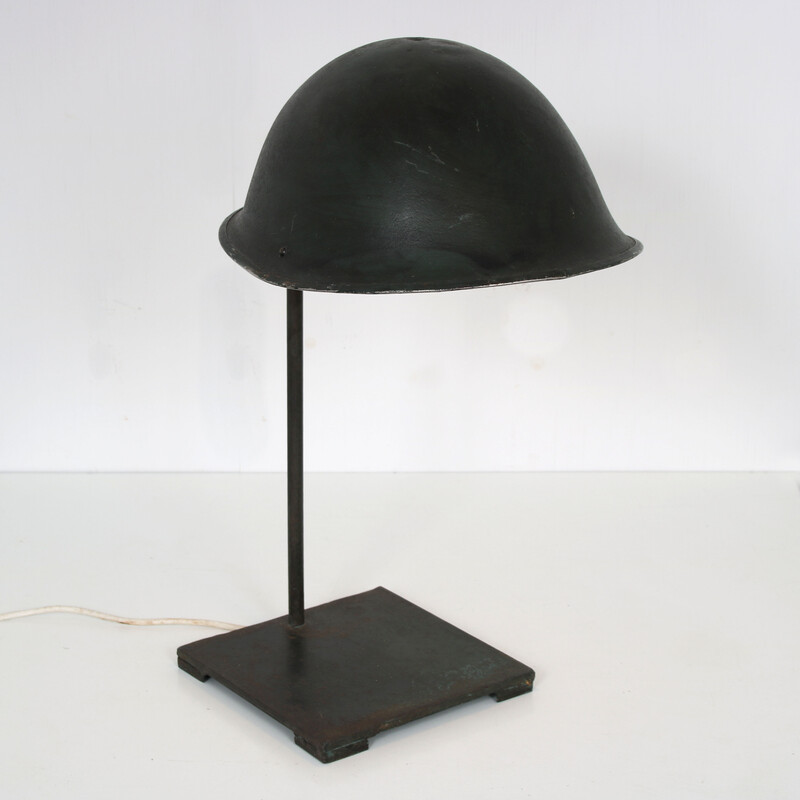 Vintage Pop Art "helmet" table lamp, 1970s