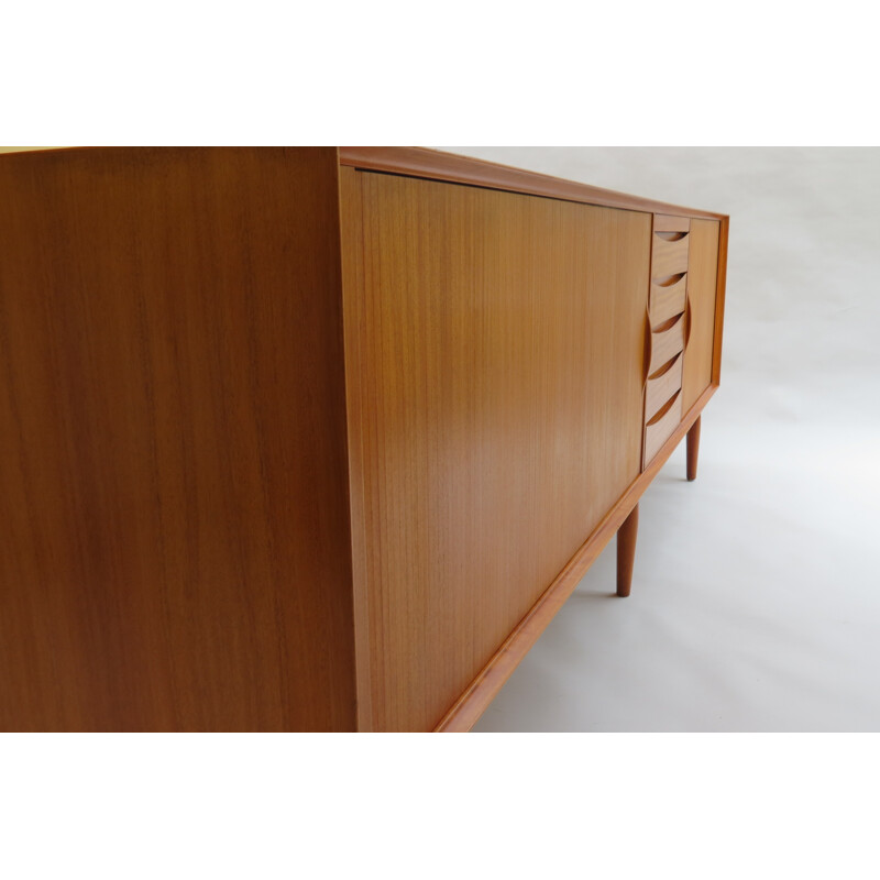 Danish sideboard with twin tambour doors Model number 76 by Arne Vodder - 1960s