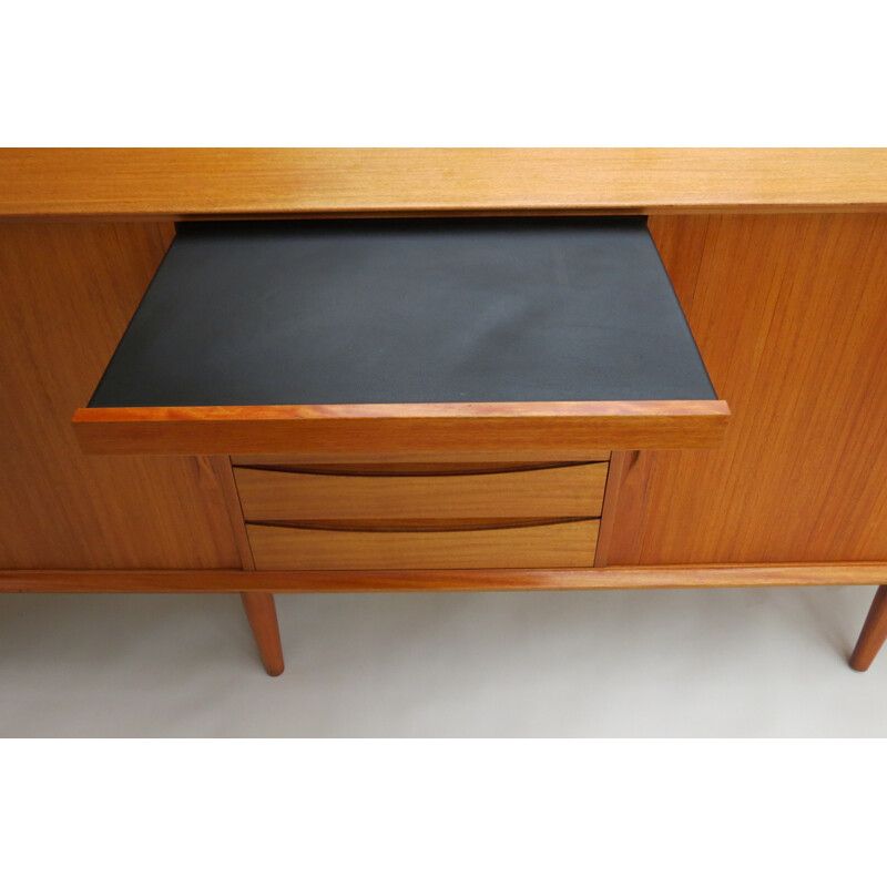 Danish sideboard with twin tambour doors Model number 76 by Arne Vodder - 1960s