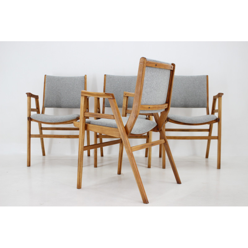 Set of 4 vintage dining chairs by Frantisek Jirak, Czechoslovakia 1960s