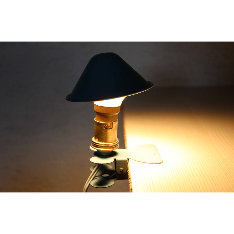 Lampe champignon vintage sur pince, 1960