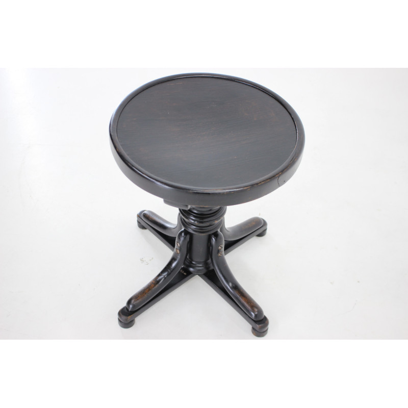 Vintage swivel piano stool No.6 by Thonet, Czechoslovakia 1950s