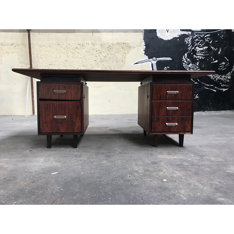 Rosewood office desk - 1950s