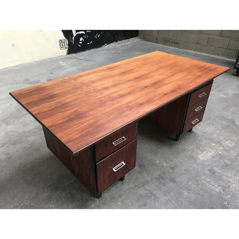 Rosewood office desk - 1950s