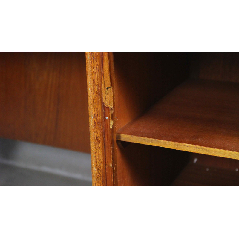 Danish vintage teak desk by Svend A. Madsen, 1960s