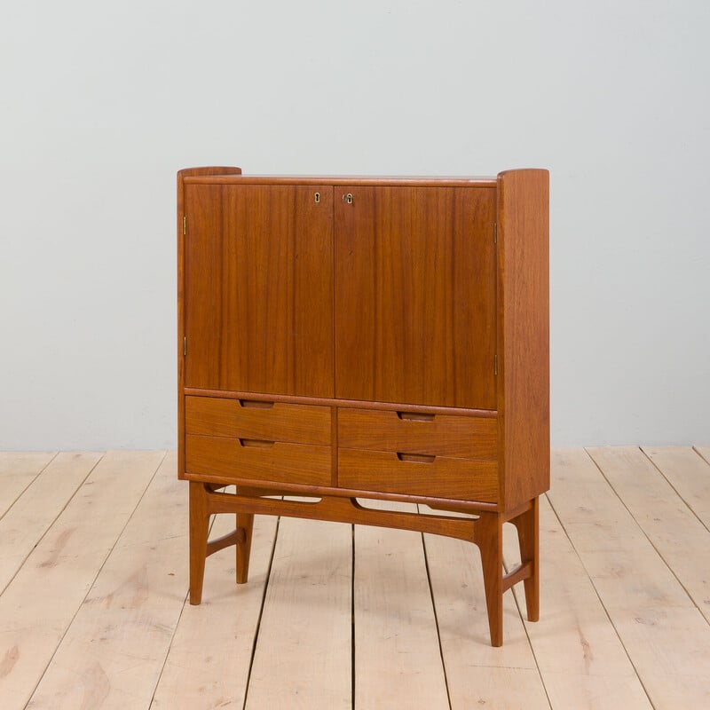 Vintage Danish teak dresser cabinet, 1960s