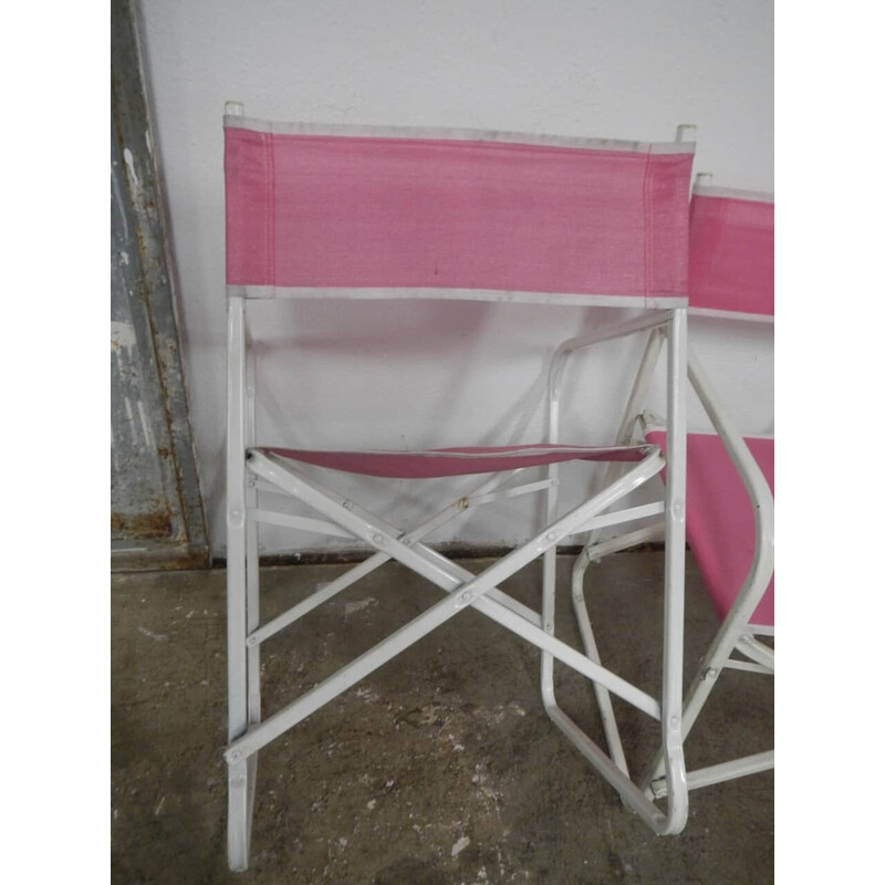 Conjunto de 3 cadeiras dobráveis de jardim vintage de Lerolin Thiene