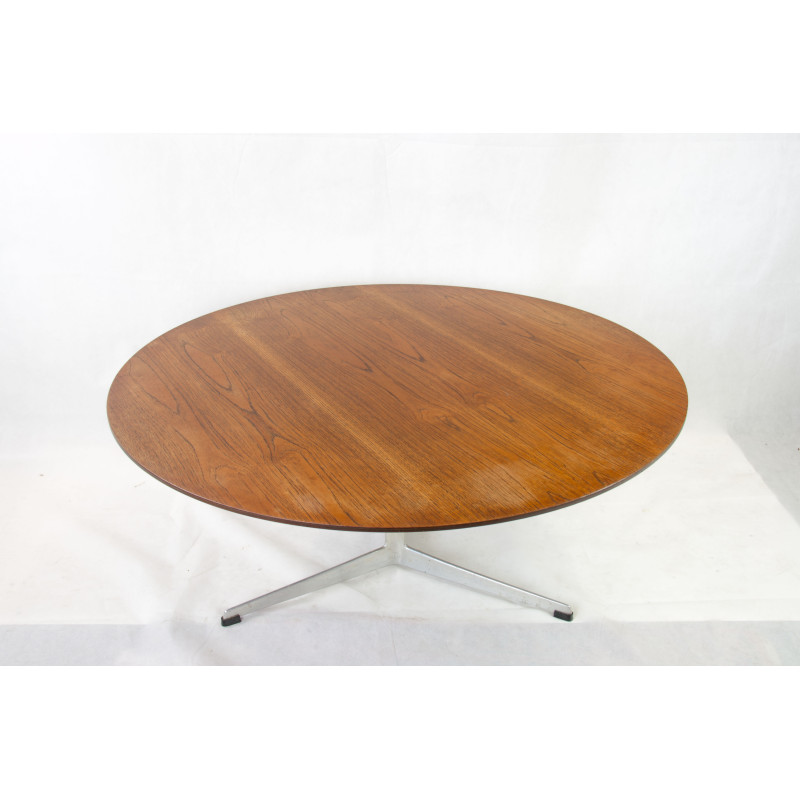 Mesa de café Vintage com três pernas de Arne Jacobsen para Fritz Hansen, anos 60