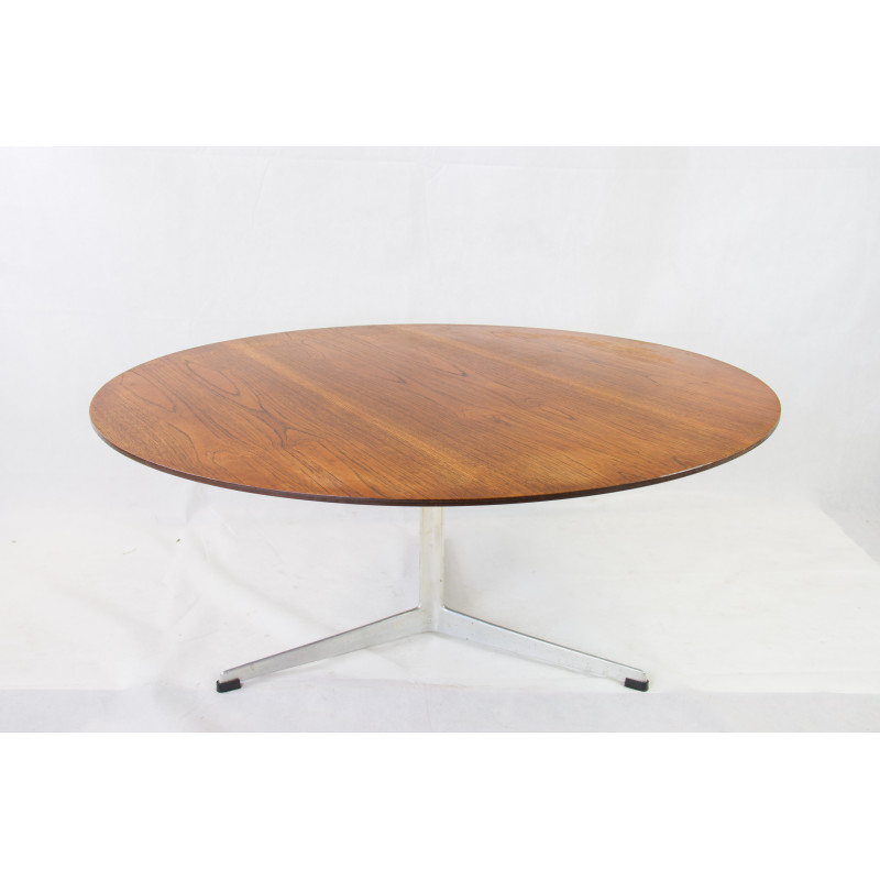 Mesa de café Vintage com três pernas de Arne Jacobsen para Fritz Hansen, anos 60