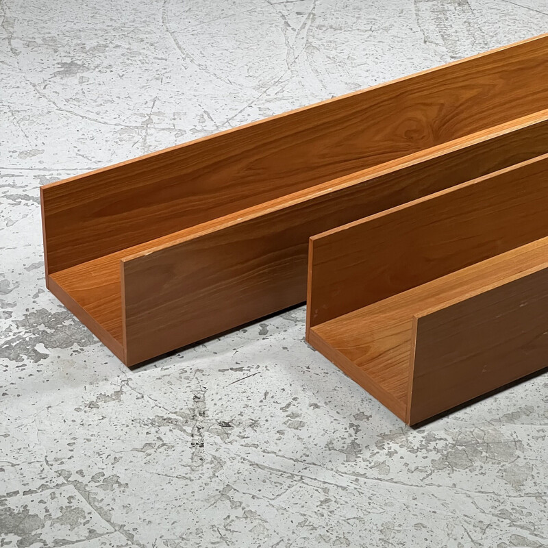 Vintage wall shelf in rosewood by Walter Wirz for Wilhelm Renz, 1960