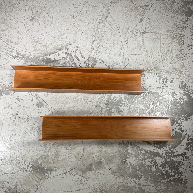 Vintage wall shelf in rosewood by Walter Wirz for Wilhelm Renz, 1960