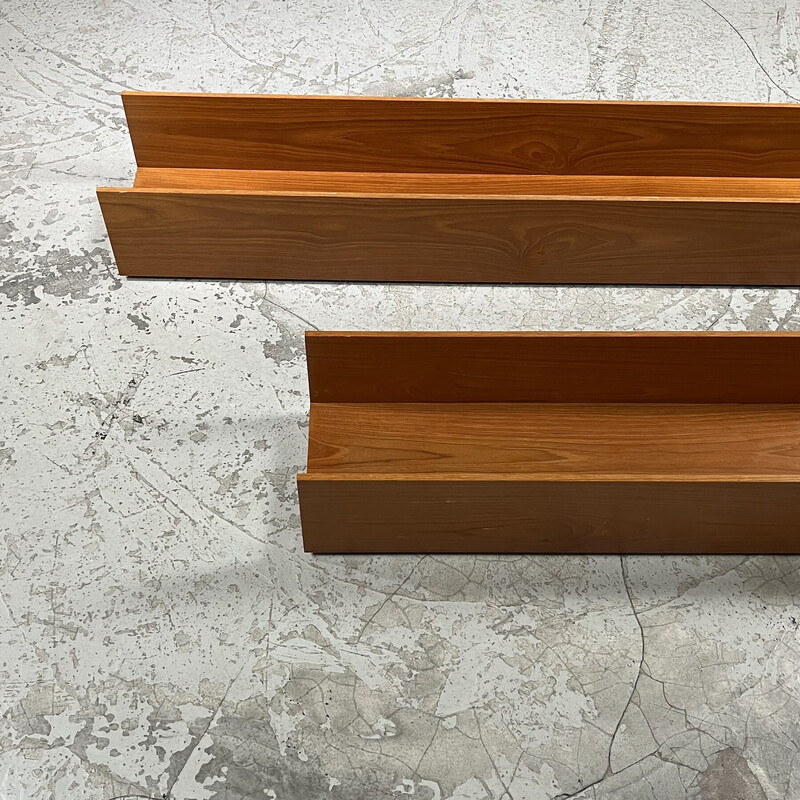 Vintage wall shelf in rosewood by Walter Wirz for Wilhelm Renz, 1960