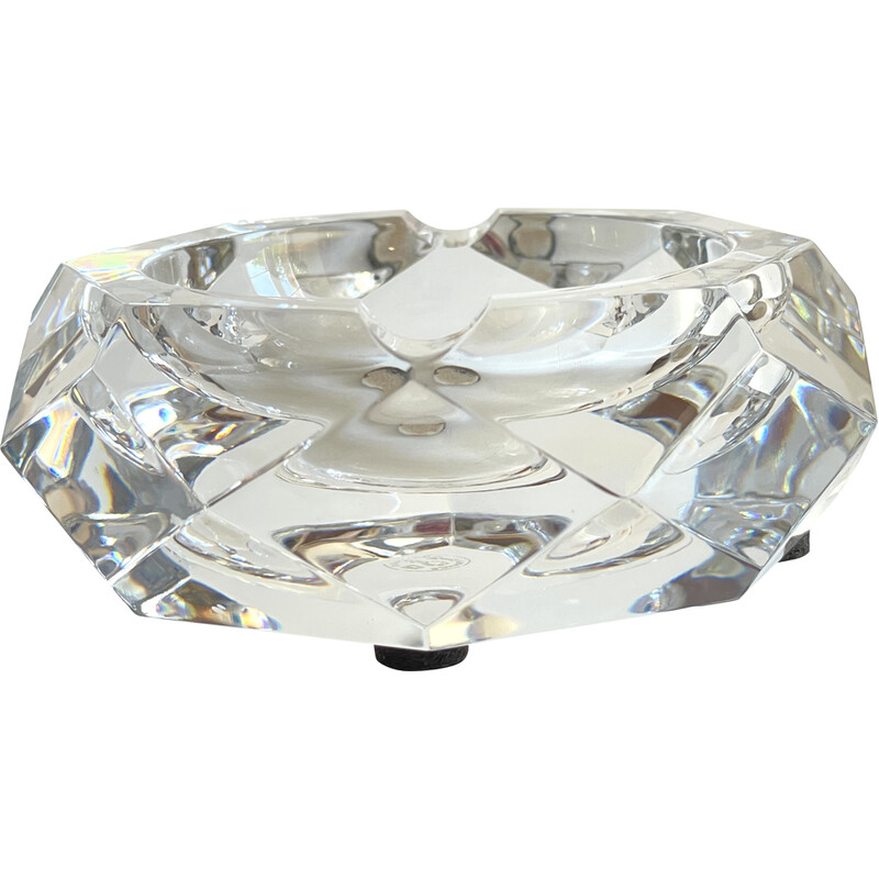 Vintage ashtray in Baccarat crystal, France