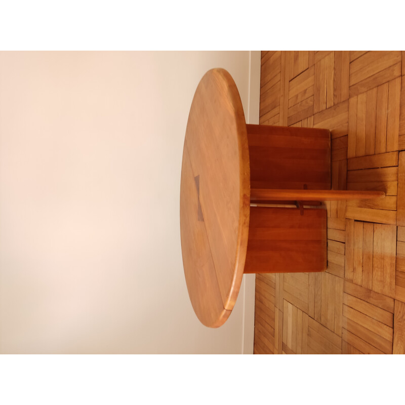 Vintage massief houten eetkamer set, 1970