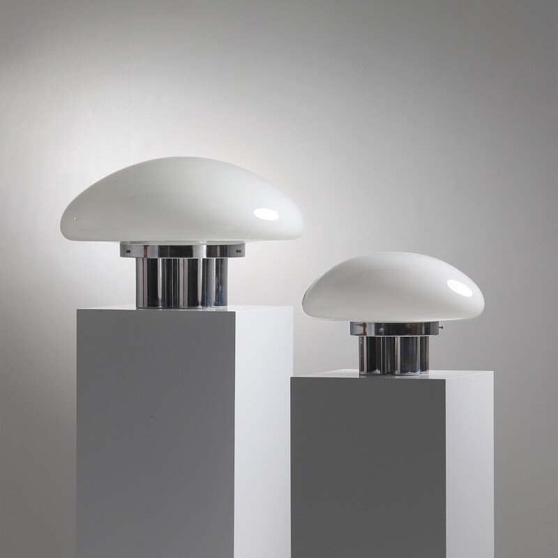 Pair of vintage table lamps by Sergio Mazza and Giuliana Gramigna for Quattrifolio, 1973