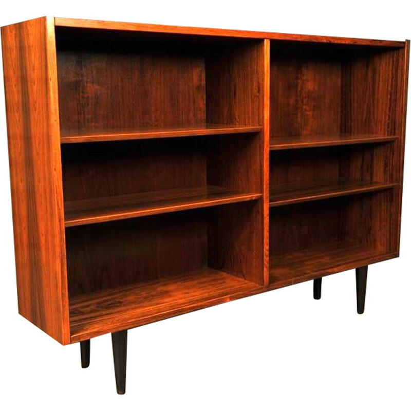 Poul Hundevad rosewood bookcase with several compartments, Carlo JENSEN  - 1960s