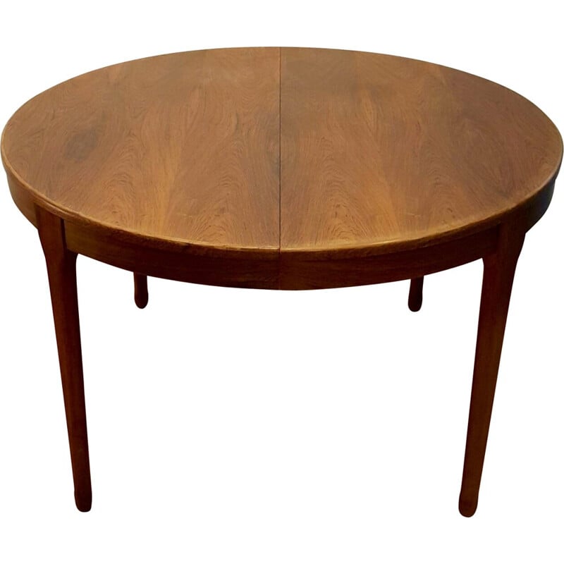 Meuble TV Paris extensible round table in rosewood - 1960s