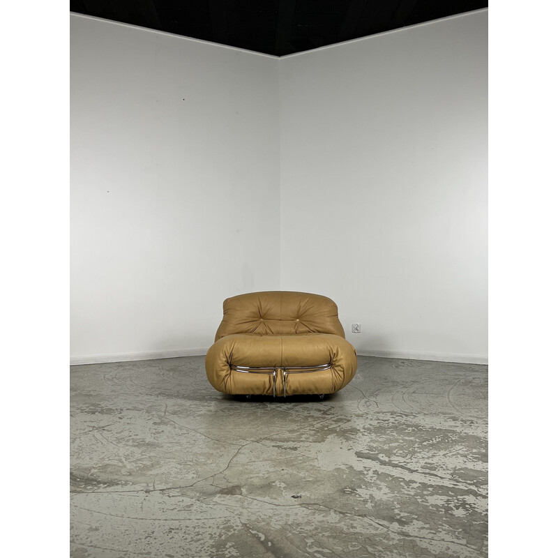 Vintage Soriana armchair by Afra and Tobia Scarpa for Cassina, 1969
