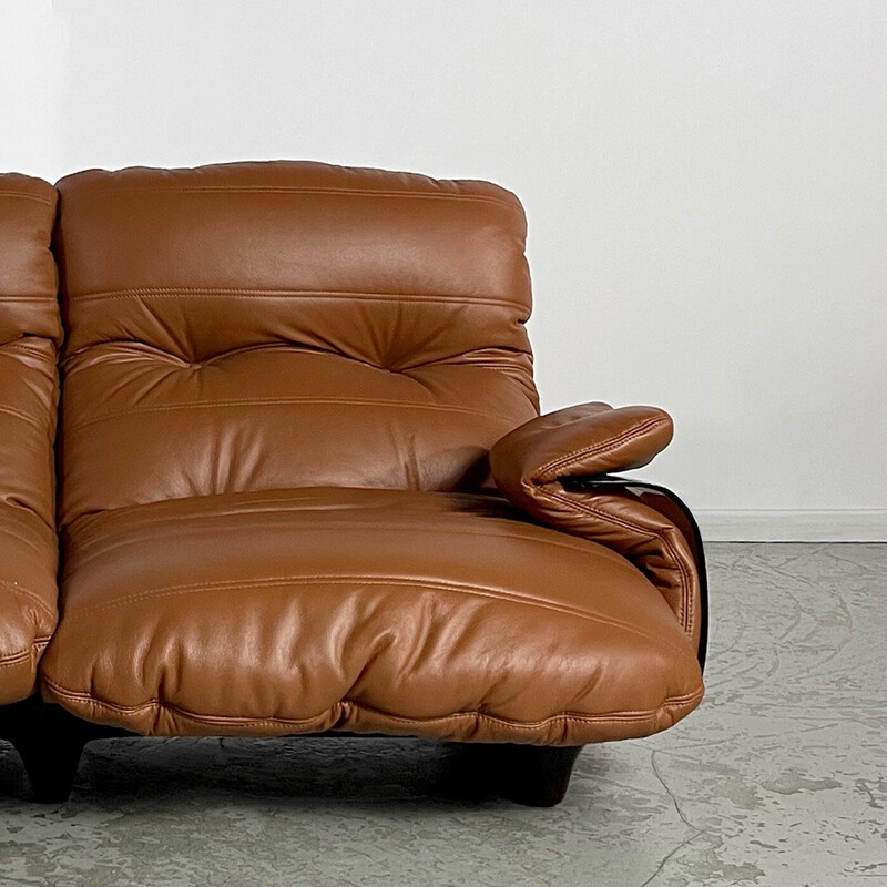 Marsala" sofá vintage de Michel Ducaroy para Ligne Roset, 1971