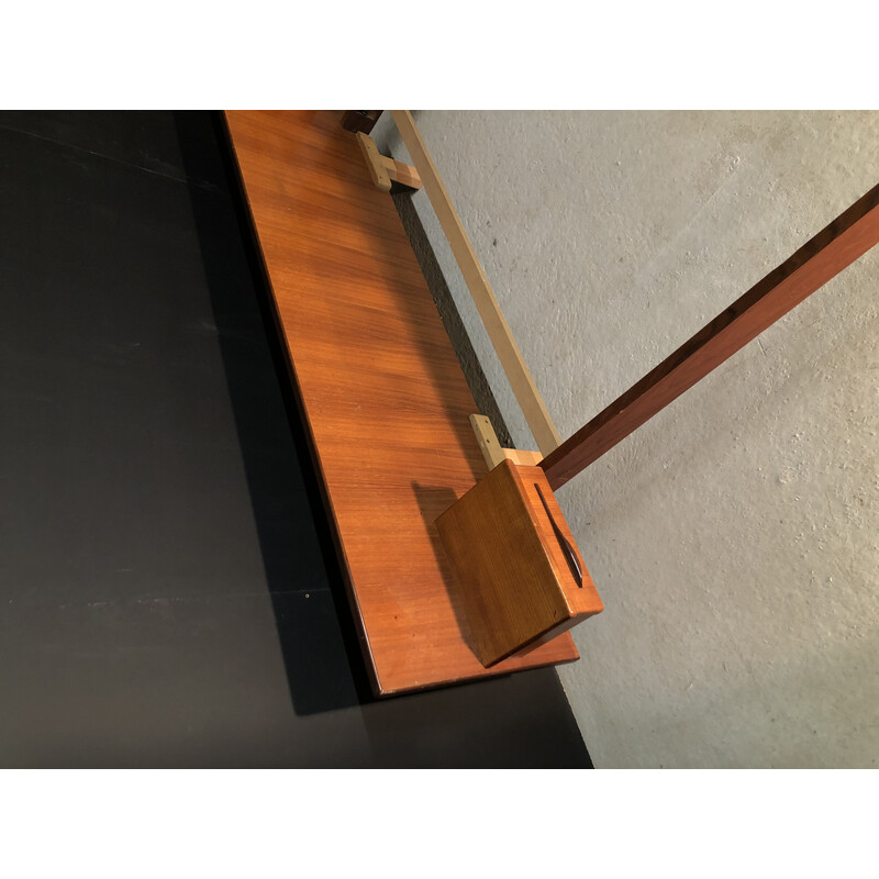 Letto scandinavo vintage in teak, 1960