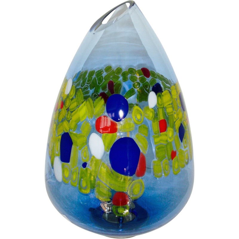 Egg shaped Murano glass lamp - 1990s