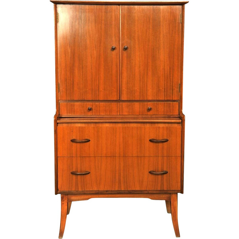 Scandinavian teak and glass dressing table - 1960s