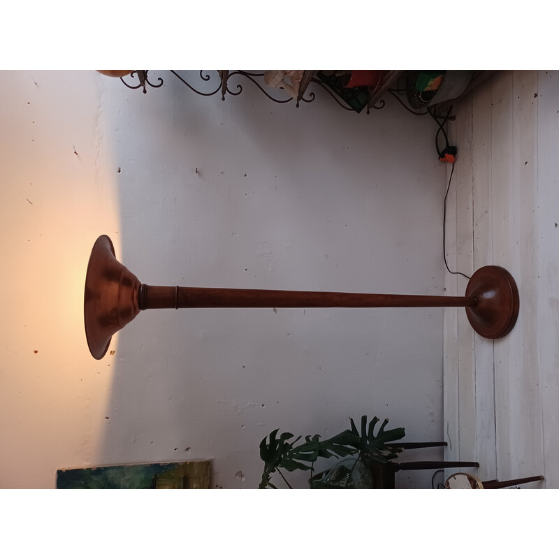 Vintage Art Deco floor lamp in copper, 1930