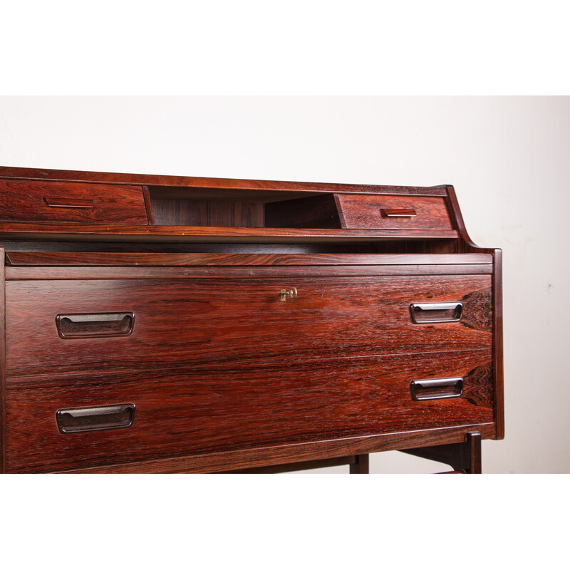 Vintage Danish rosewood secretary by Arne Wahl Iversen for Vinde Mobelfabirk, 1960