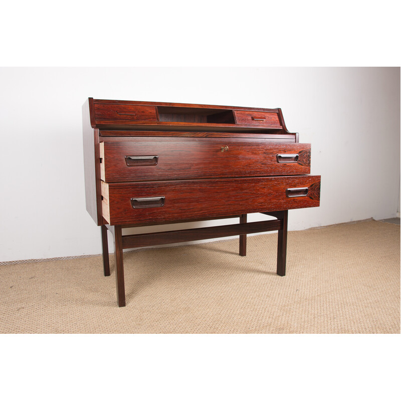 Vintage Danish rosewood secretary by Arne Wahl Iversen for Vinde Mobelfabirk, 1960