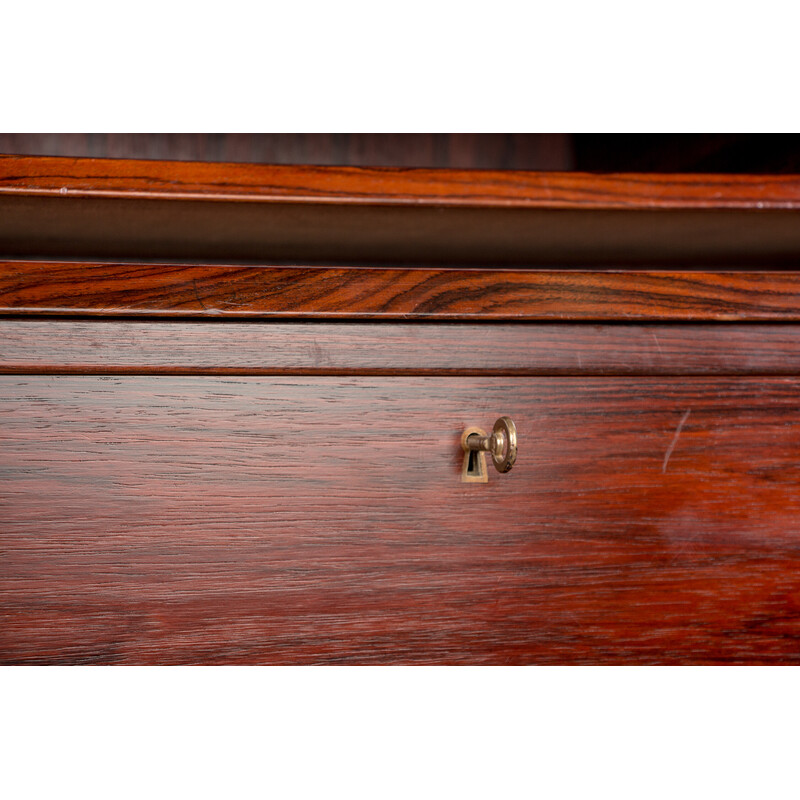 Vintage Danish rosewood secretary by Arne Wahl Iversen for Vinde Mobelfabirk, 1960