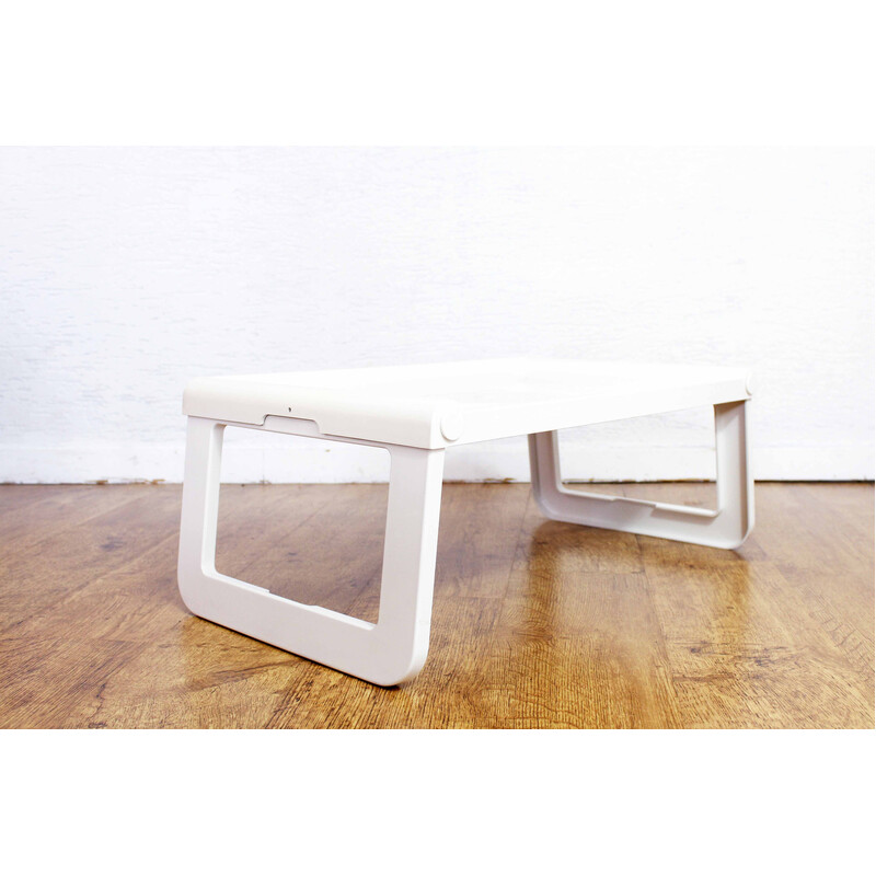 Vintage folding side table by Luigi Massoni for Guzzini