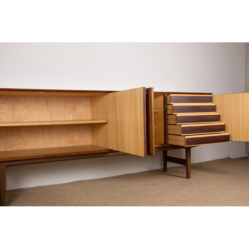 Vintage Scandinavian sideboard in Rio rosewood by Alf Aarseth for Gustav Bahus, Norway 1960